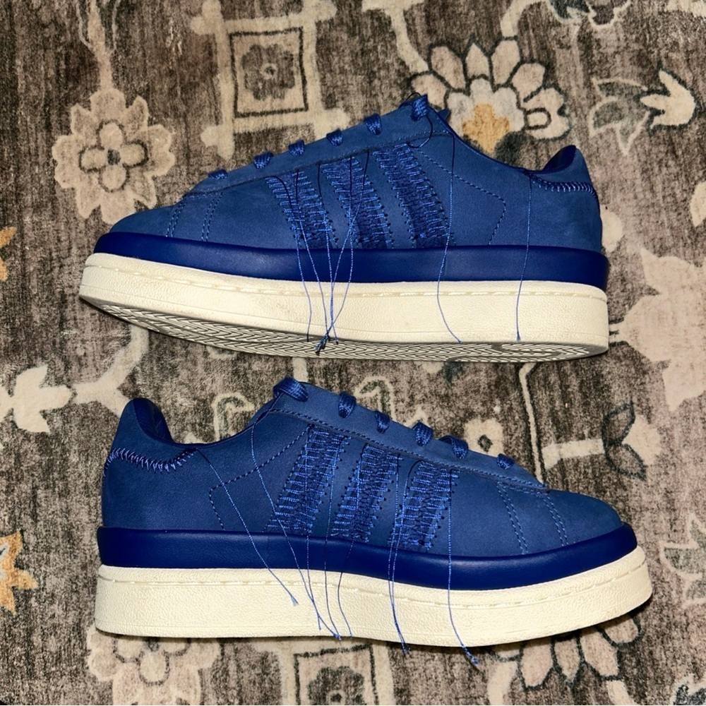 Adidas Y-3 Royal Blue Platform Sneakers - Picture 8 of 9